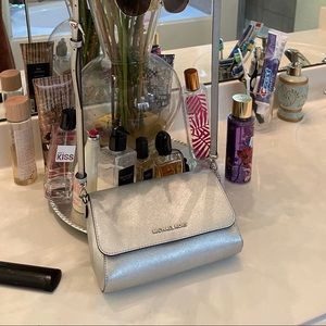 Michael Kors Silver Crossbody Bag